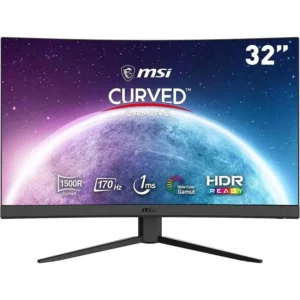 MSI G32CQ4 E2 Curved Gaming Monitor | 32" WQHD, 170Hz, 1ms Response Time, VA Panel, HDR - Image 1